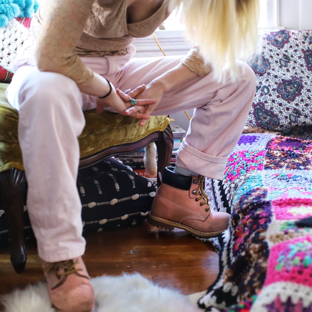 The Safety Girl Steel Toe Boots